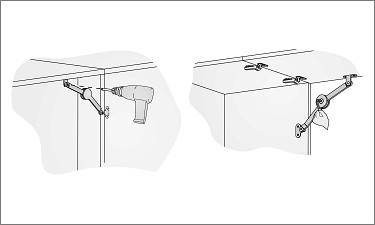 "Flexi" flap stay "Flexi" flap stay