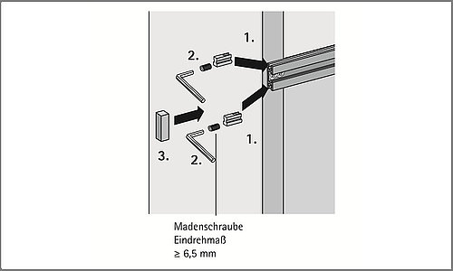 End stop and end cap